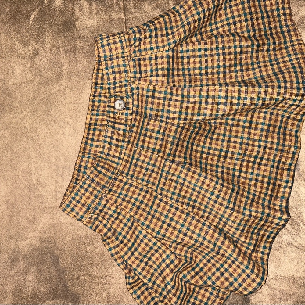 Youth Girls Old Navy Plaid Checkered Shorts